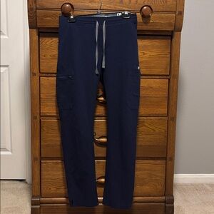 Figs Scrub Pants Technical Collection Navy Size Small
